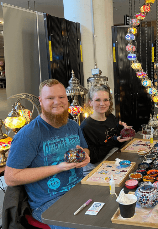 Mosaic Lamp Workshop