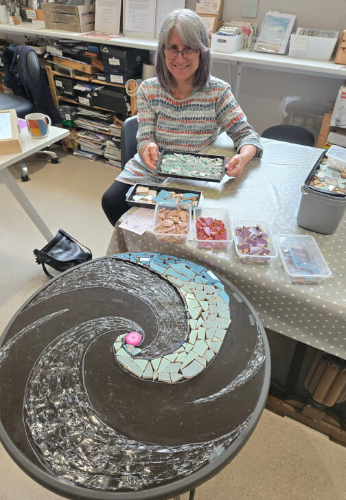 Mosaics and Stained Glass Weekly Workshop