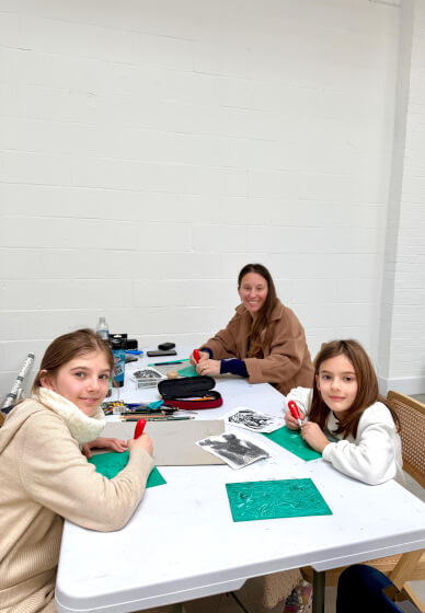 Mother's Day Linocut Printing Workshop