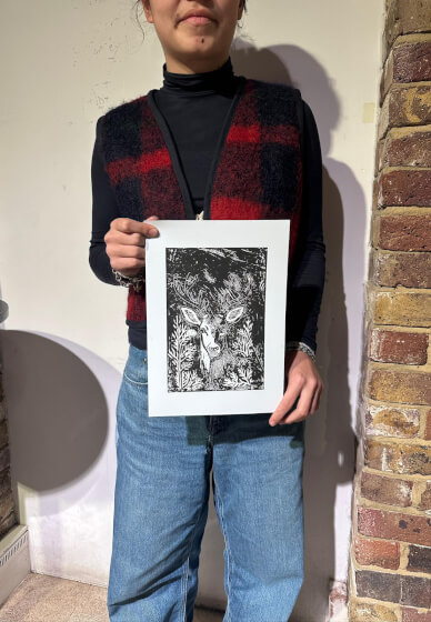 Mother's Day Linocut Printing Workshop