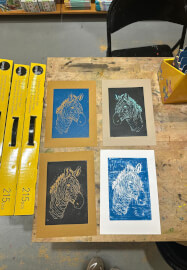 Mother's Day Linocut Printing Workshop