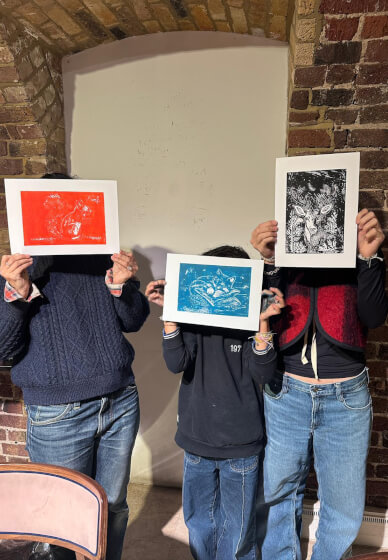 Mother's Day Linocut Printing Workshop