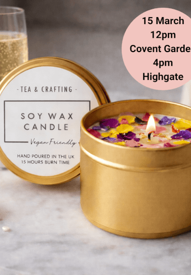 Mother's Day Special Vegan Candle Making Class with Prosecco