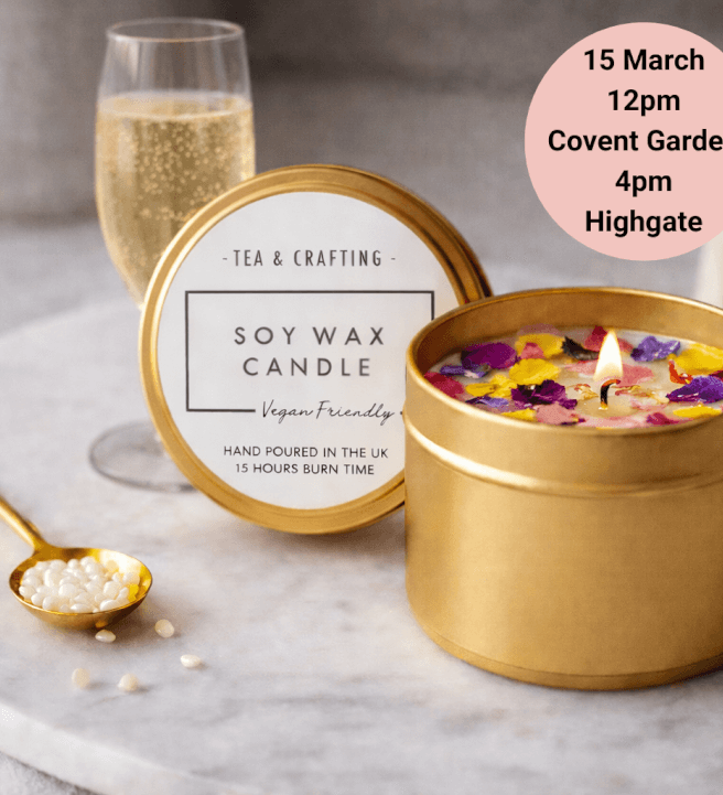 Mother's Day Special Vegan Candle Making Class with Prosecco