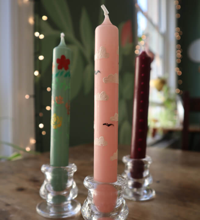 Mother's Day Weekend - Candle Painting with Cream Tea