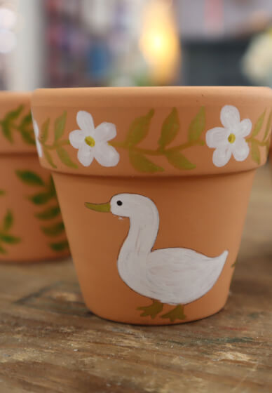 Mother's Day Weekend - Mini Plant Pot Painting Experience