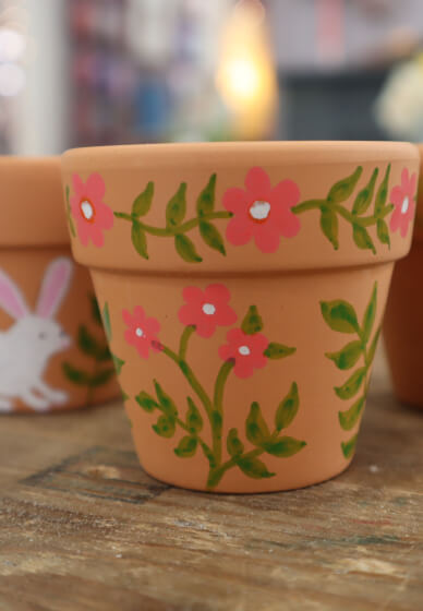 Mother's Day Weekend - Mini Plant Pot Painting Experience
