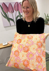 Mothers Day Weekend Workshop - Blockprint Your Own Cushion
