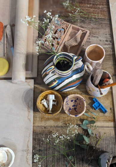 Mug Making Pottery Workshop