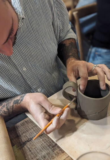 Mug Making Pottery Workshop