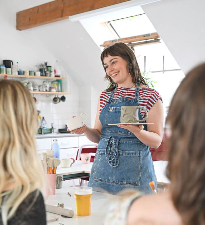 Mugs and Mimosas Pottery Workshop
