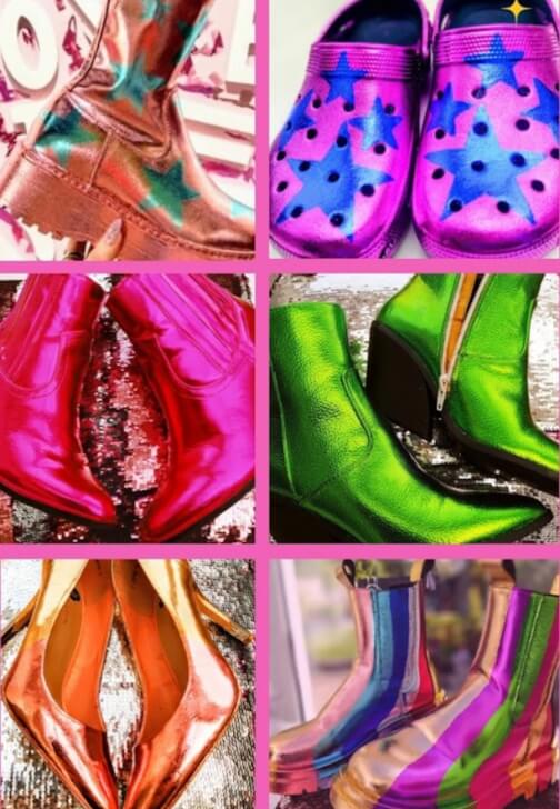 Multicolour Gilding Workshop: Shiny Boots