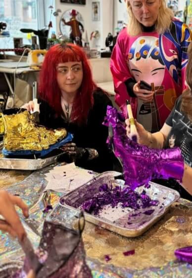 Multicolour Gilding Workshop: Shiny Boots