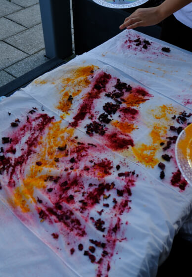 Natural Bundle Dying Silk Scarf Workshop