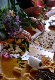 Natural Bundle Dying Silk Scarf Workshop