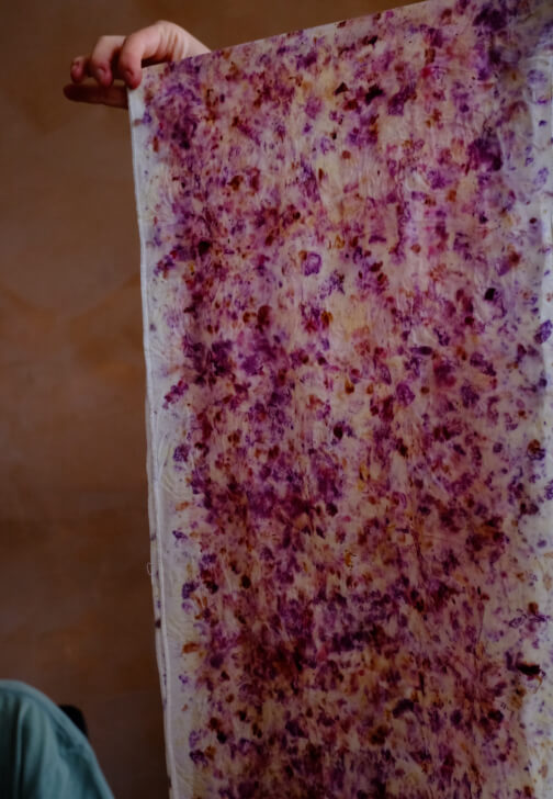 Natural Bundle Dying Silk Scarf Workshop