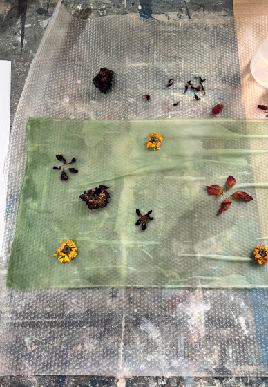 Natural Dyeing Workshop: Long Silk Scarf