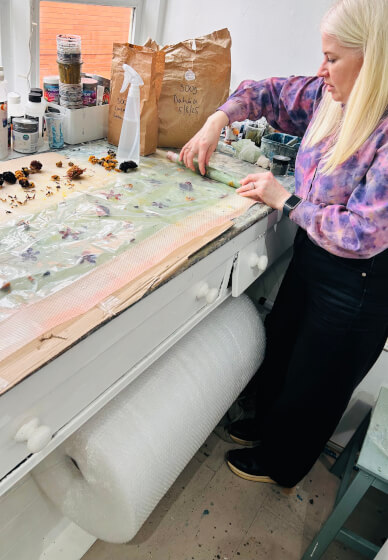 Natural Dyeing Workshop: Long Silk Scarf