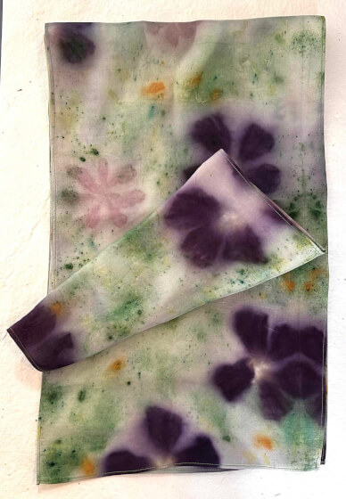 Natural Dyeing Workshop: Long Silk Scarf