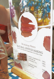Natural Lipstick Making Workshop