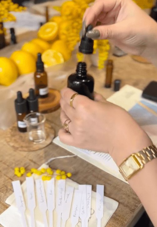 Natural Therapeutic Perfume Making Workshop
