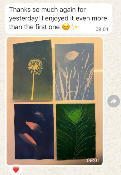 Nature Blueprint - Cyanotype Workshop
