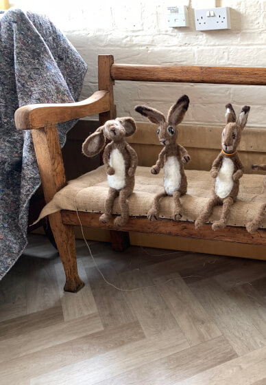 Needle Felted Hare Workshop