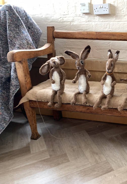 Needle Felted Hare Workshop