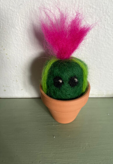 Needle Felted Plants Workshop