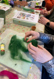 Needle Felted Plants Workshop