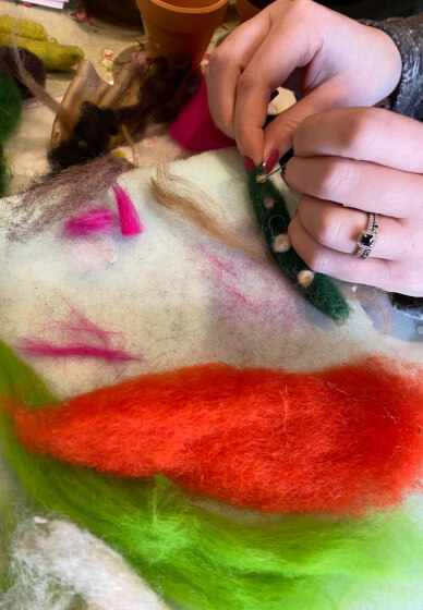 Needle Felted Plants Workshop