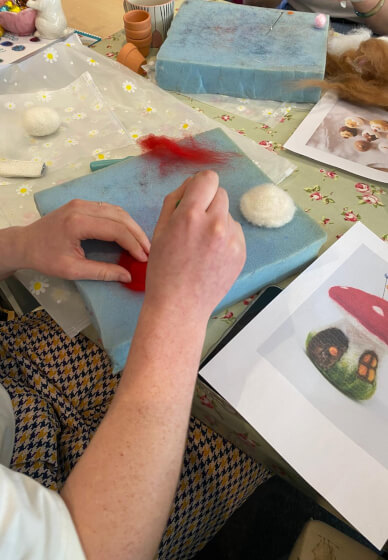 Needle Felted Plants Workshop