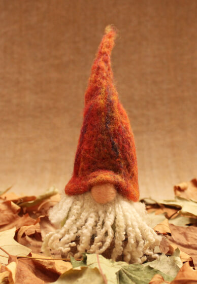 Needle Felted Tomte and Pumpkin Workshop Lechlade