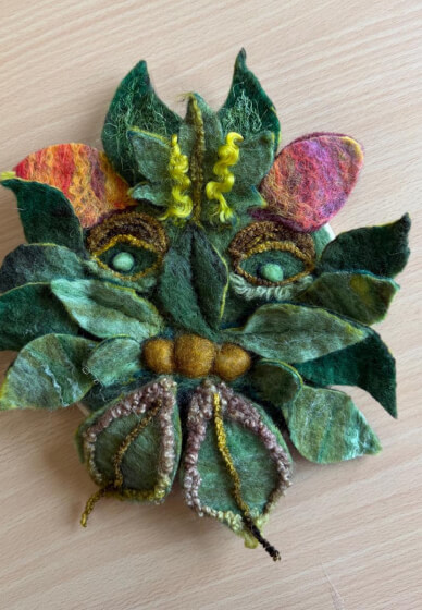 Needle Felting Green Man Workshop