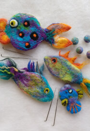 Tropical Fish Needle Felting Workshop