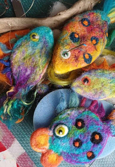 Tropical Fish Needle Felting Workshop