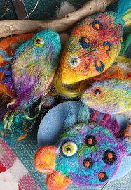 Tropical Fish Needle Felting Workshop