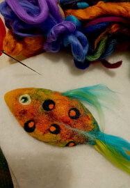 Tropical Fish Needle Felting Workshop
