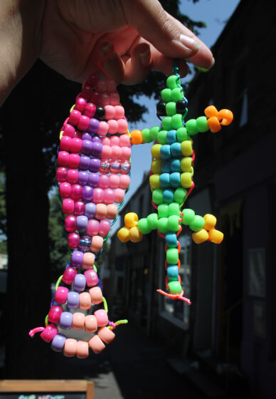 Nineties Beaded Keyring Workshop for Adults