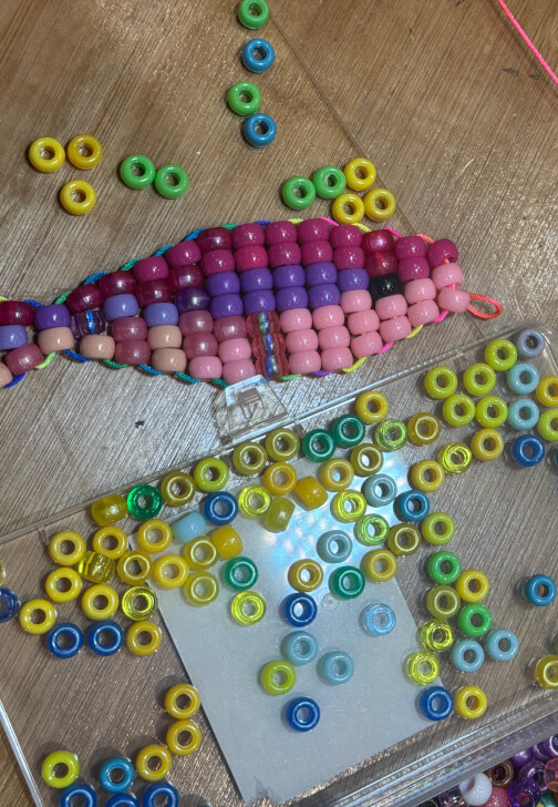 Nineties Beaded Keyring Workshop for Adults