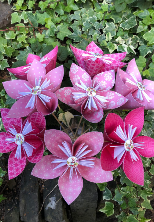 Origami Paper Flower Class