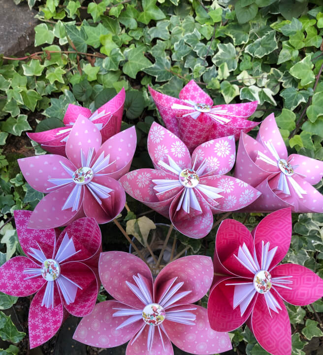 Origami Paper Flower Class