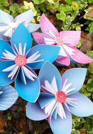 Origami Paper Flower Class