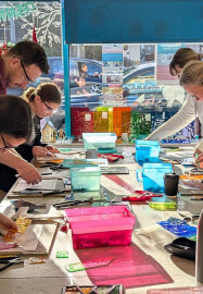 Outdoor Stained Glass Mosaic Workshop