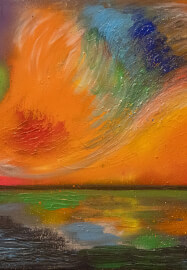 Paint a Colourful Sunset Seascape with Acrylics