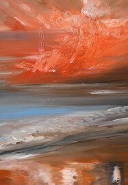 Paint a Colourful Sunset Seascape with Acrylics