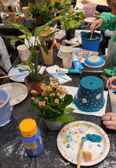 Paint and Plant Workshop