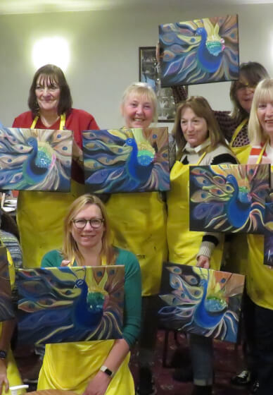Paint and Sip - 'Brighton Sunset' - Hinxworth
