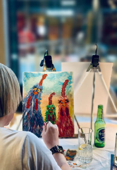 Paint and Sip Class - Amersham