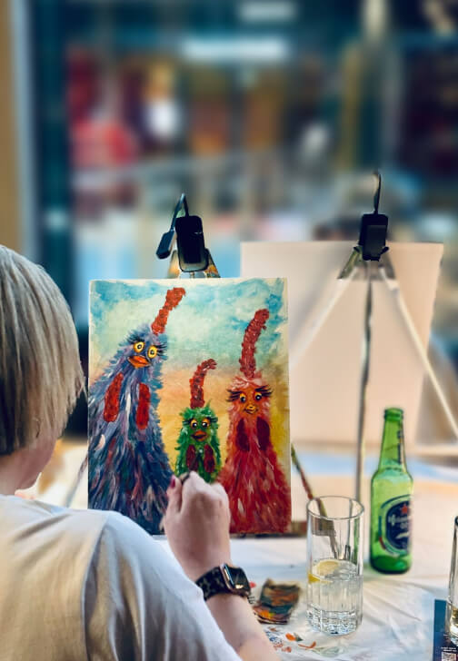 Paint and Sip Class - Amersham